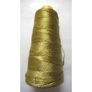 GOLDEN OLIVE GREEN - 275+ Yards Viscose Rayon Art Silk Thread Yarn - Embroidery Crochet Knitting Lace Trim Jewelry